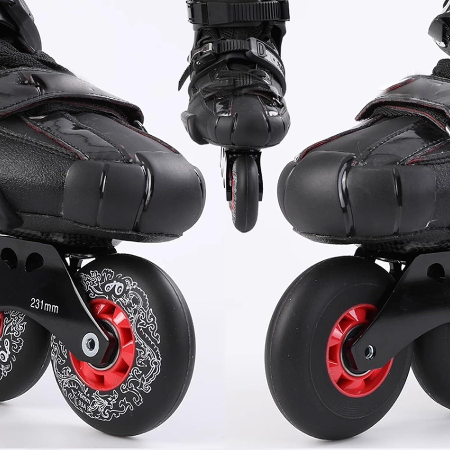 Inline Skate Wheels Outdoor & Indoor 93A 72mm76mm80mm (4-Pack), Roller Skate Wheel Replacement, Roller Skate Wheels, Roller Skating Wheels,80mm