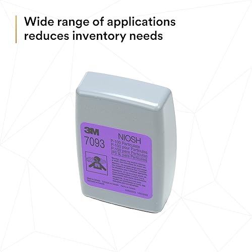 Miniatura 6 de 3M 7093B paquete de 4 filtros de partículas, con protección respiratoria P100
