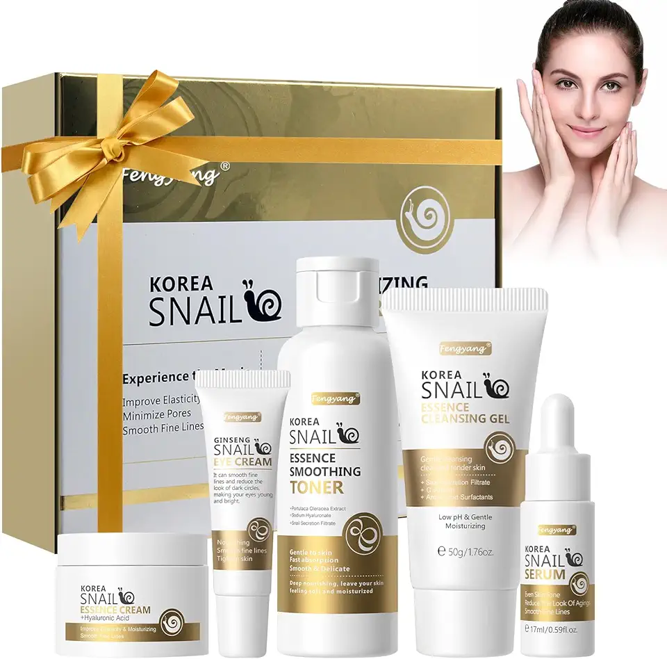 Snigelbaserat ansiktsvårdsset