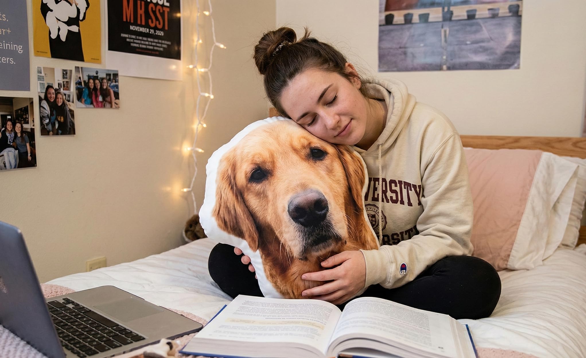Best Pet Pillows for 2026: 5 Picks Compared 1 YMGifts Picture Pillow Custom Pet Pillow Dog Pillows Gift (14', Colorful) — product photo