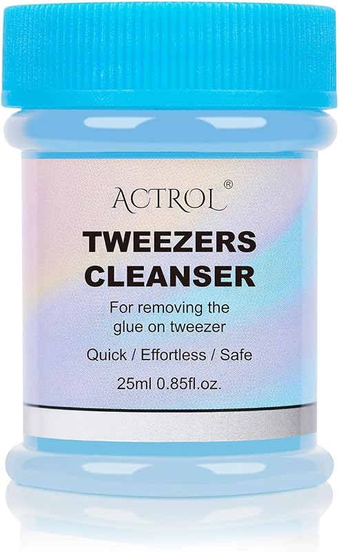 ACTROL Limpador Azul para Pinças de Cílios com Esponja, 25 mL