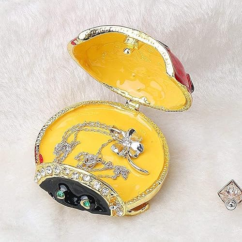 Miniatura 5 de YU FENG Paquete de cajas de baratija de fresa y mariquita, Cristal