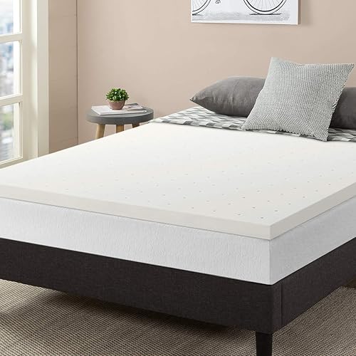 Best Price - Cubrecolchón de espuma viscoelástica ventilada de 3pulgadas