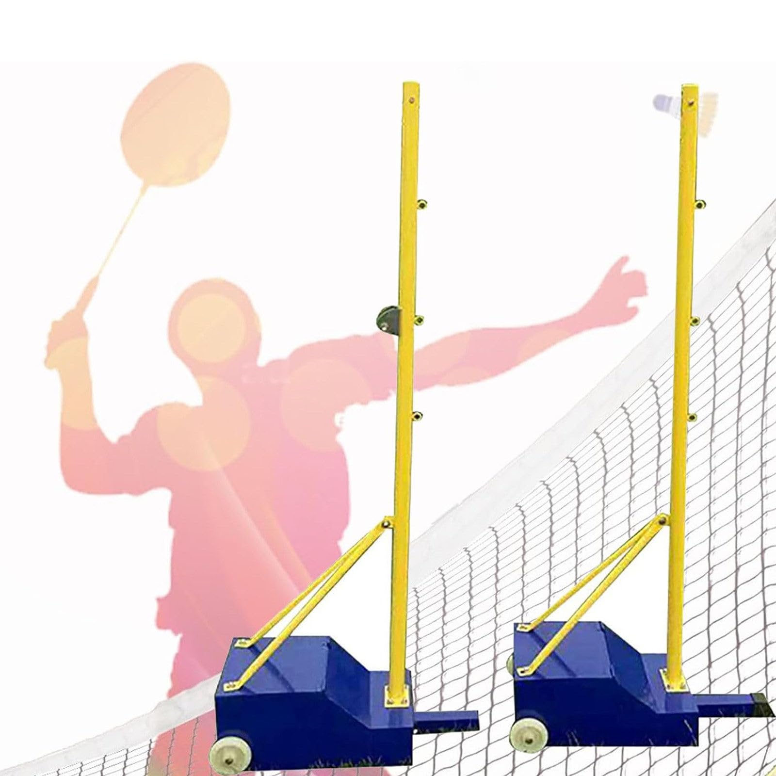 Palo da Pallavolo Portatile Mobile per Interni O Esterni