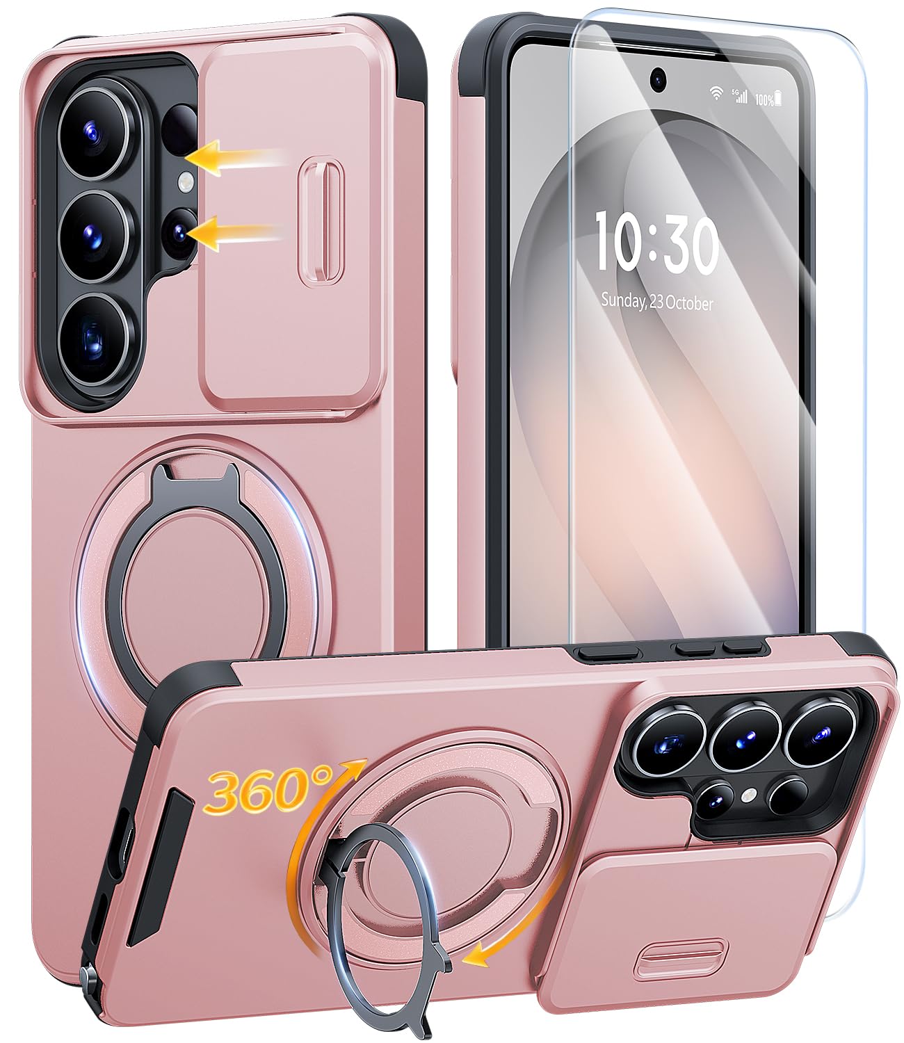 Photo 1 of JAME for Samsung Galaxy S26 Ultra Case with Ring Stand