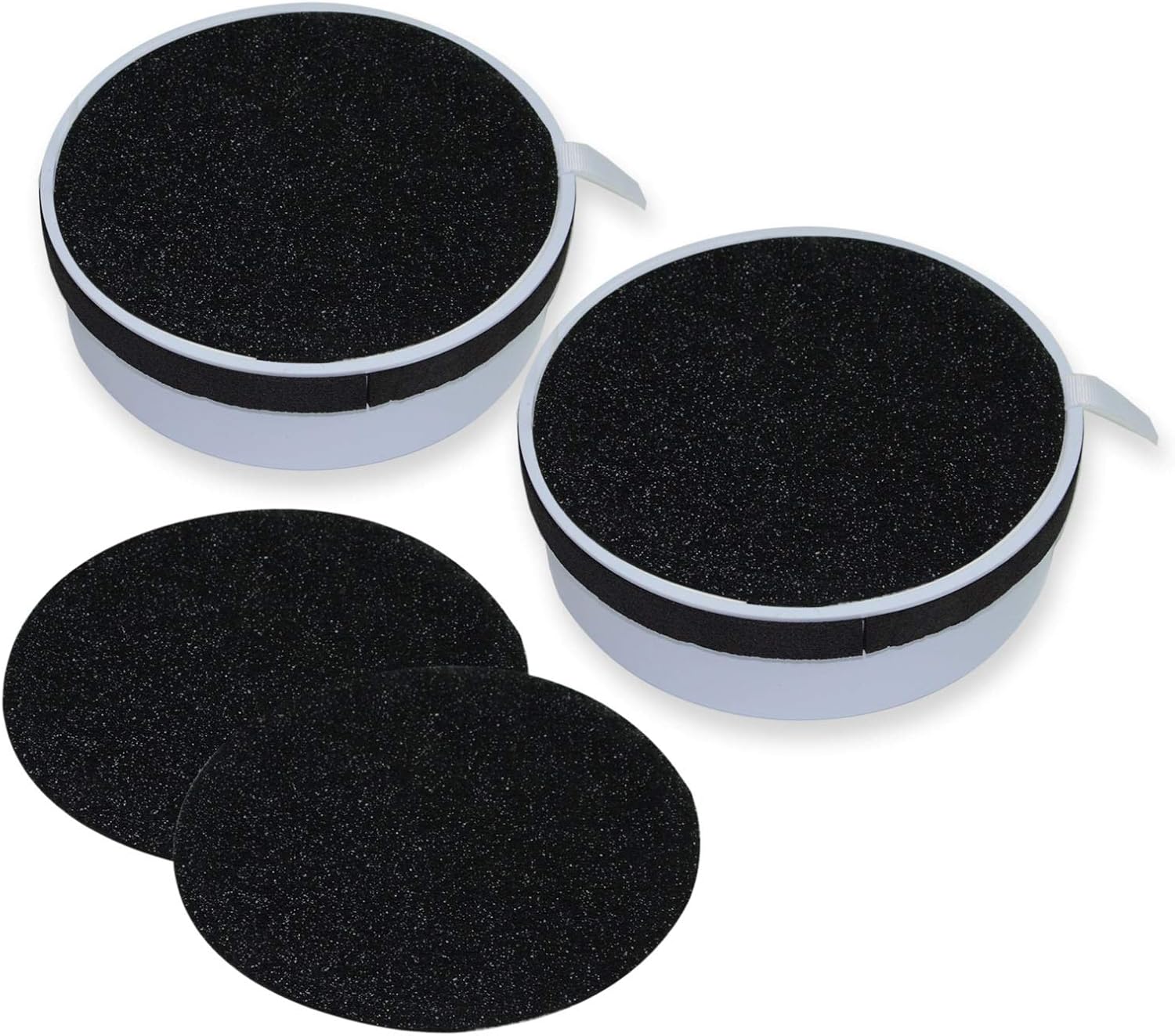 PUREBURG Replacement Filter Set Compatible with Hunter HP125 AirX HEPA Digital Air Purifier, 2-Pack H13 HEPA + 4 x Activated Carbon Pre-Filter Air Clean Dust VOCs