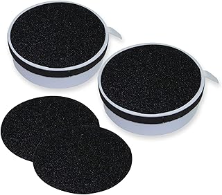 PUREBURG Replacement True HEPA Filter Set Compatible with Hunter HP125 AirX HEPA Digital Air Purifier, H-HF125-VP H-HF125 Part Number, H13 Activated carbon Pre-Filters Air Clean Dust VOCs,2-Pack