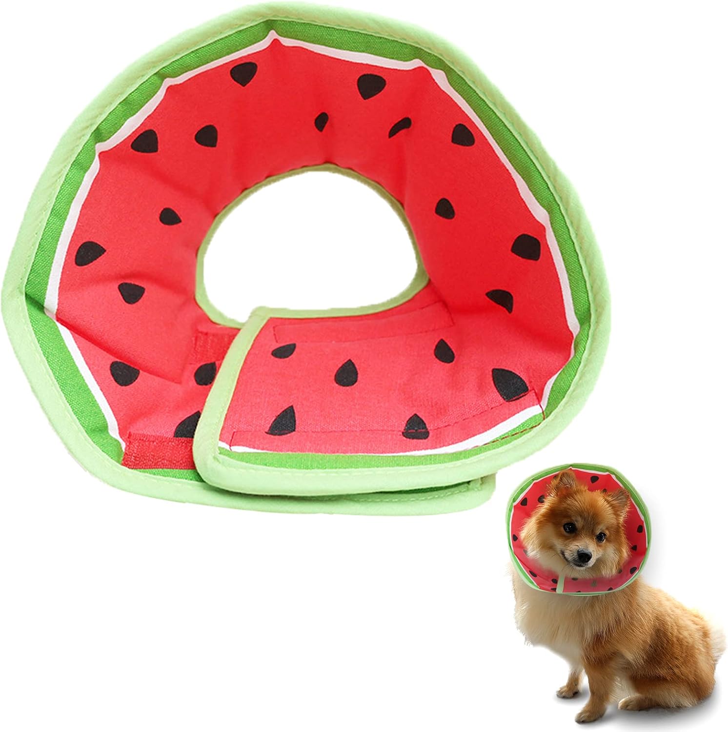 Soft Dog Cone, Lightweight Elizabethan Collar for Dogs, Adjustable Soft Cones for