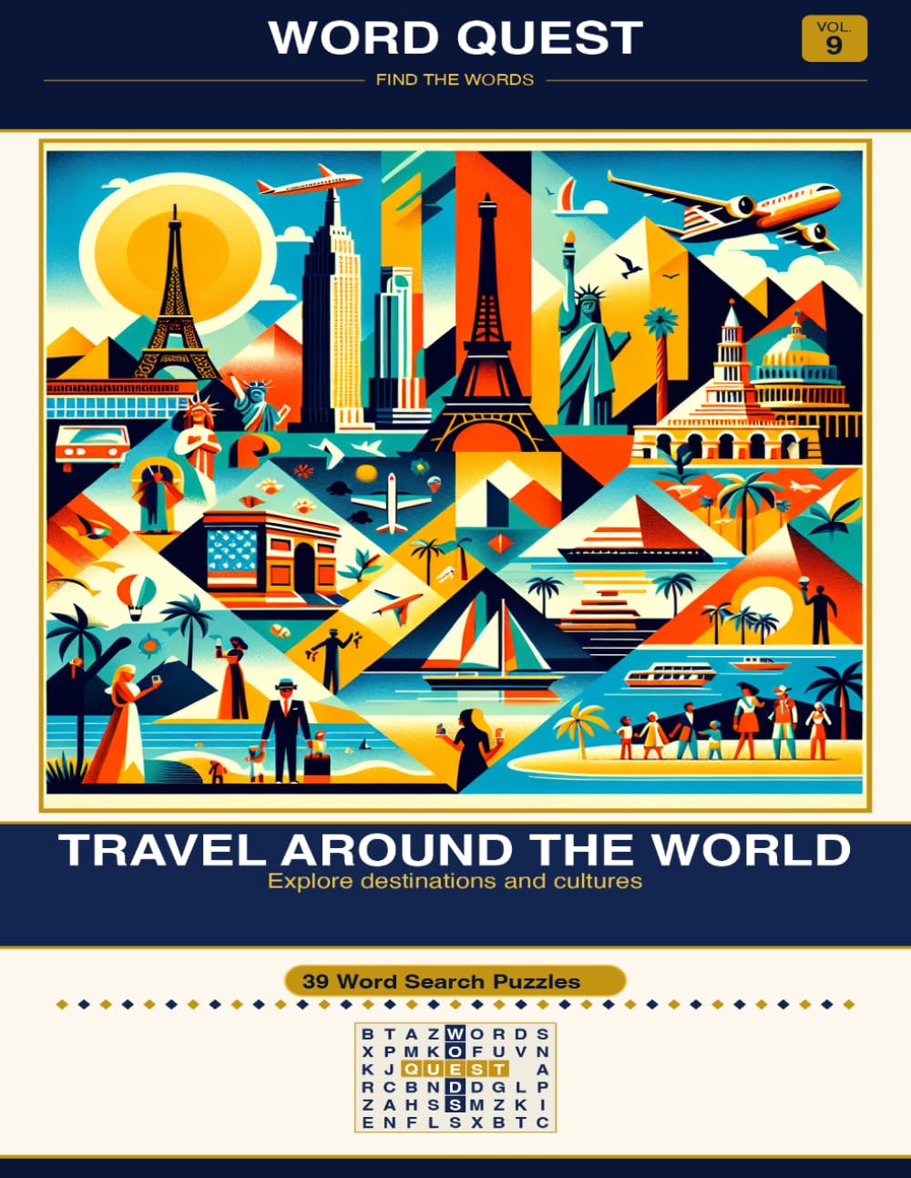 WORD QUEST Vol. 9: Travel Around the World: Explore destinations and cultures