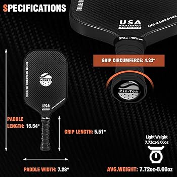 Amazon | Pic Ten ピックルボールパドル オリジナル 3K カーボン