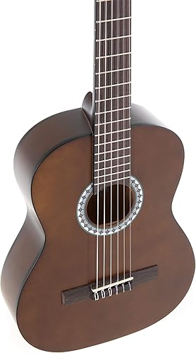 Miniatura 4 de GEWA Guitarra Clásica E-Acoustic BASIC 12, guitarra infantil (ideal para niños de 7-9 años, trastes de níquel plata, afinadores cromados, madera de