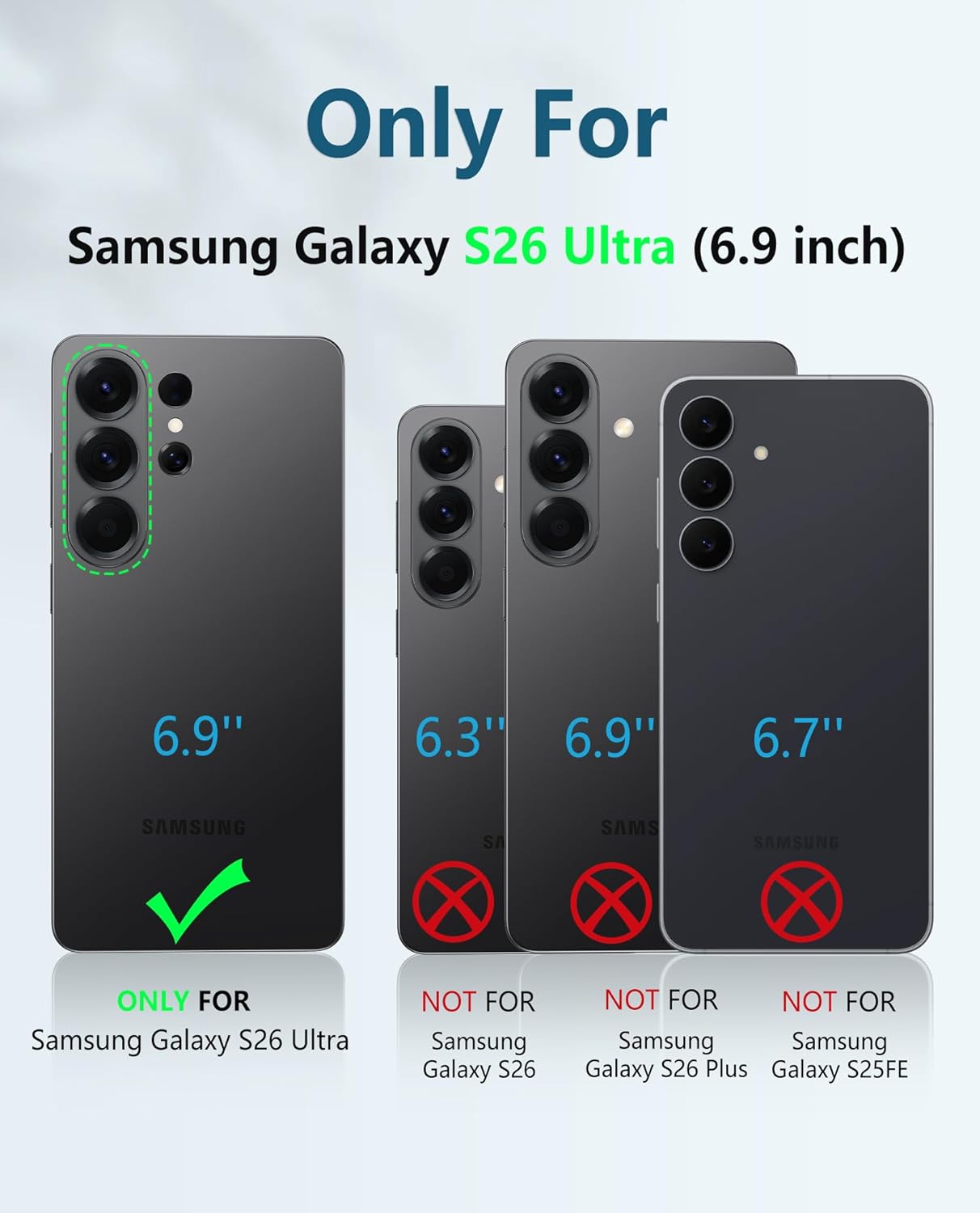 fntcase for samsung galaxy s26-ultra case: [built-in screen protector & kickstand] [2 front frames] [military-grade drop protection] heavy duty shockproof rugged tpu case full body protective black black for galaxy s26 ultra 6.9 inch