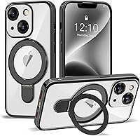 Vista 96 de Funda compatible con iPhone 12 con soporte de anillo magnético invisible [compatible con Mag-Safe] [Protector completo de lente de cámara] Funda