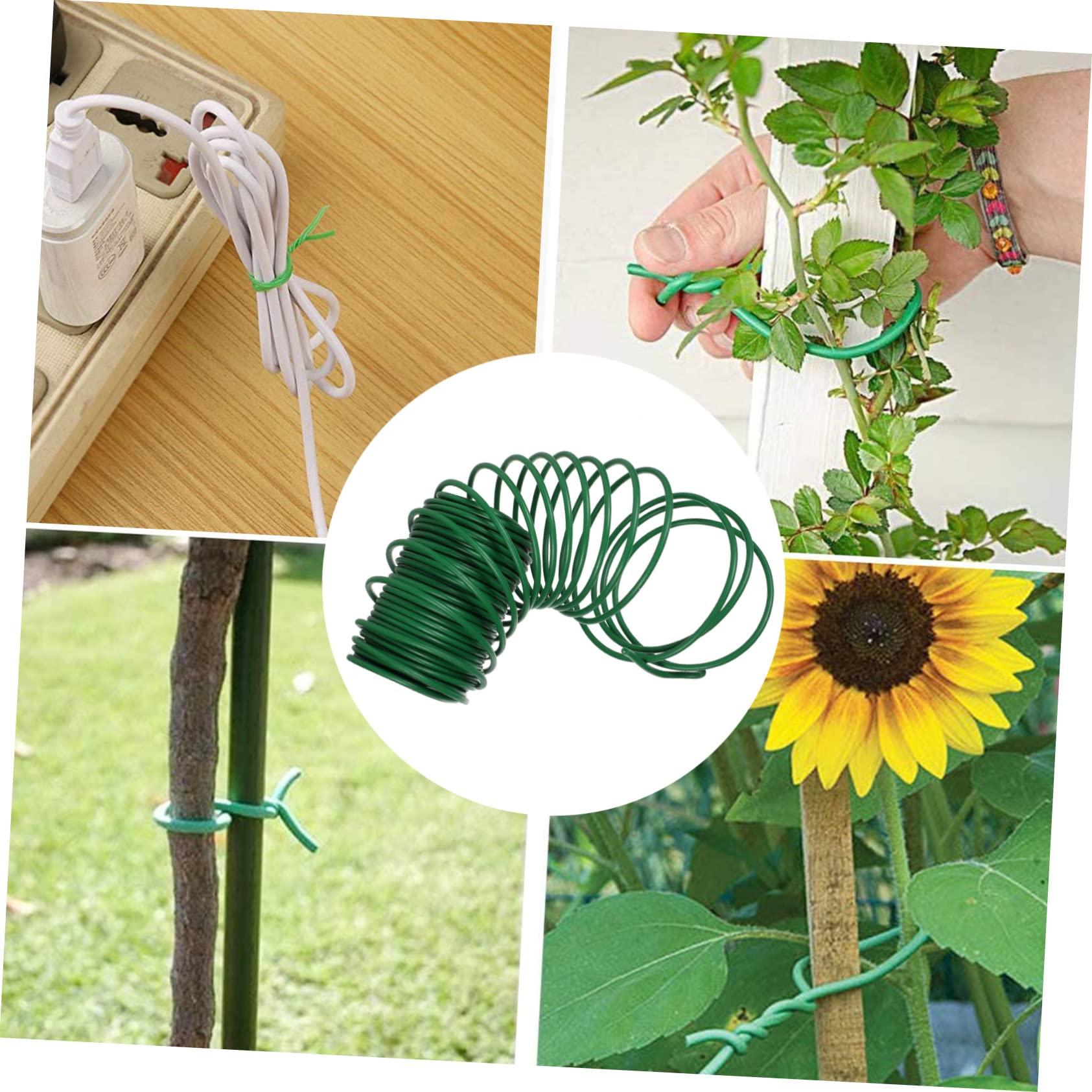 Hemobllo Fascette Stringicavo per Giardinaggio in TPR e Fissaggio Piante e Resistente e Duraturo Adattabile per Versatile