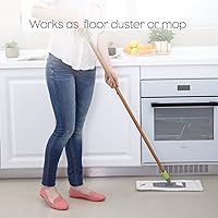 Vista 5 de Full Circle Mighty Mop 2 en 1 microfibra húmeda/seca, recarga, cabezal de repuesto