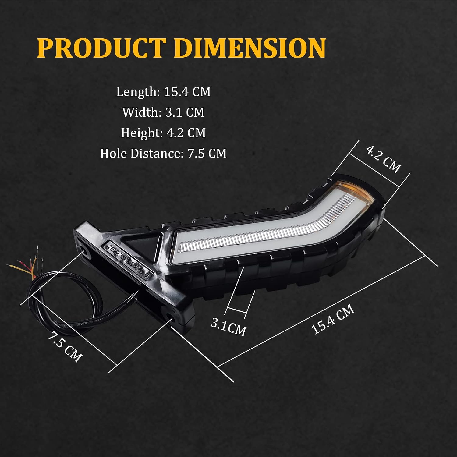 2PCS LED Trailer Tail Lights, Dual Face Truck Tail Turn Signal Indicator Warning Lights Kit for Heavy Duty Truck Trailer