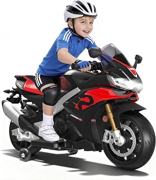 24V Kids Motorcycle, Electric Motorcycle Licensed Aprilia RSV4