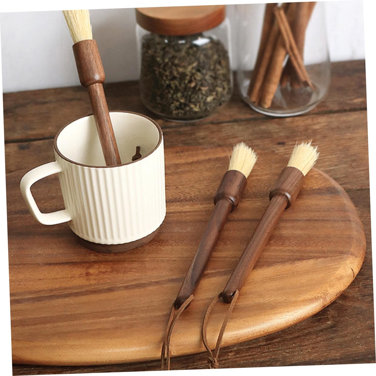TOPBATHY 5 Stück Kaffeemaschinen Reinigungsbürste Kaffeemühlenbürste Espresso Kaffeebürste Espressomaschinen Bürste Kaffeemaschinen Reinigungswerkzeug Konzentrierter Kaffee
