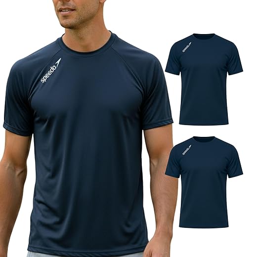 Kit 2 Camisetas Dry Fit Academia Esportiva Masculina Speedo