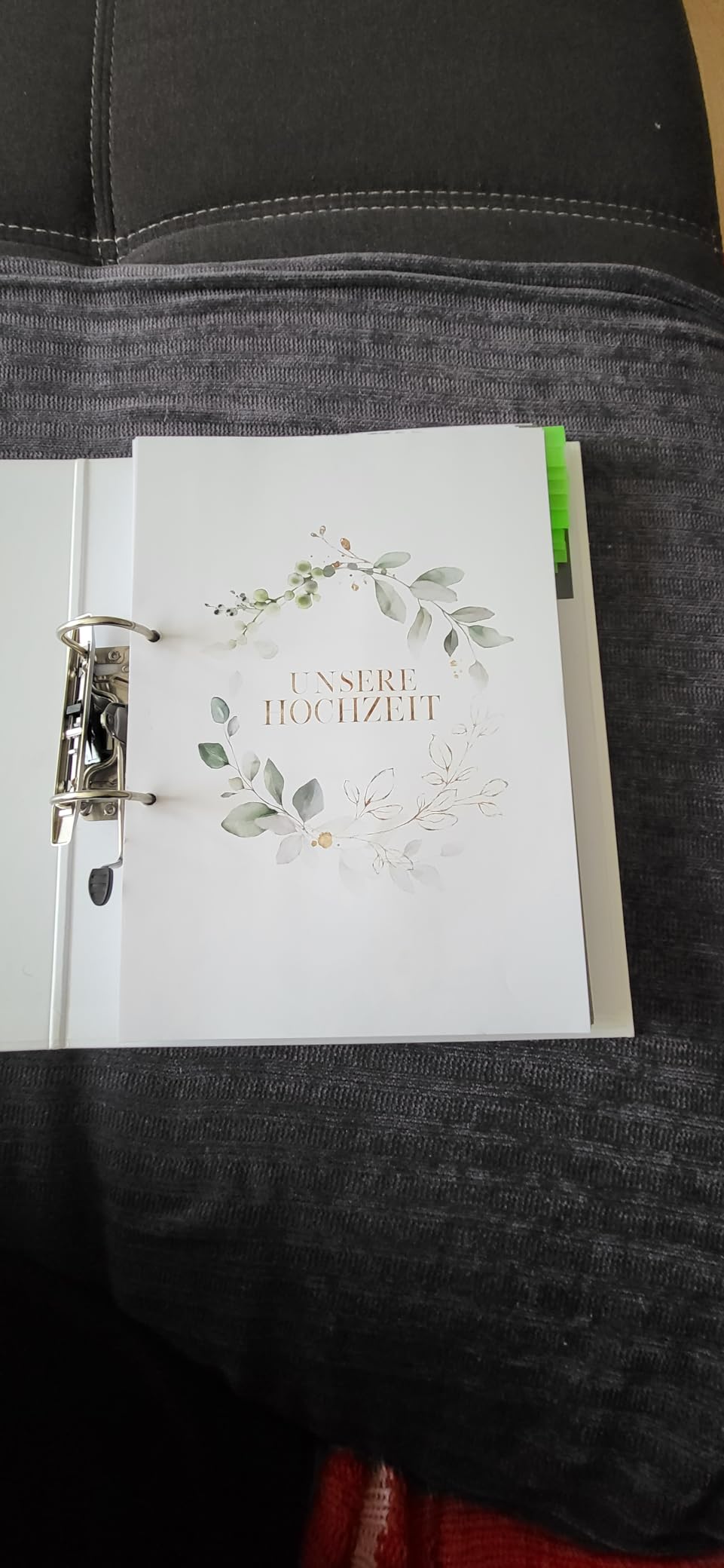 Hochzeitsordner "Unsere Hochzeit"