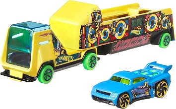 HOT WHEELS SUPER TRUCK SERIES Hot Wheels Carrier Trucks - Super Trucks with Sports Cars Full of Energetic Details - BDW51 BDW51