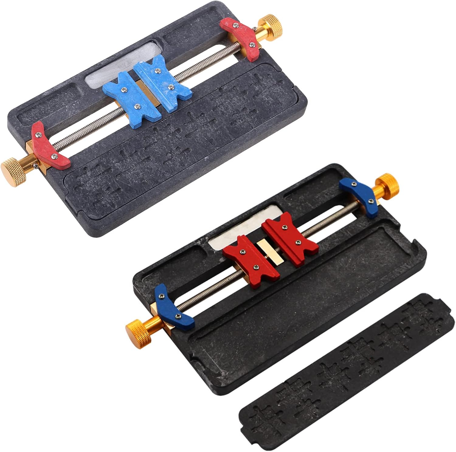 Phone Mother Board Fixture PCB Holder Jig Work Platform for Mobile Circuit Repair BGA Chip Positioning Clip Platform Phone Motherboard Jig Fixture High Temperature Resist for Mobile BGA