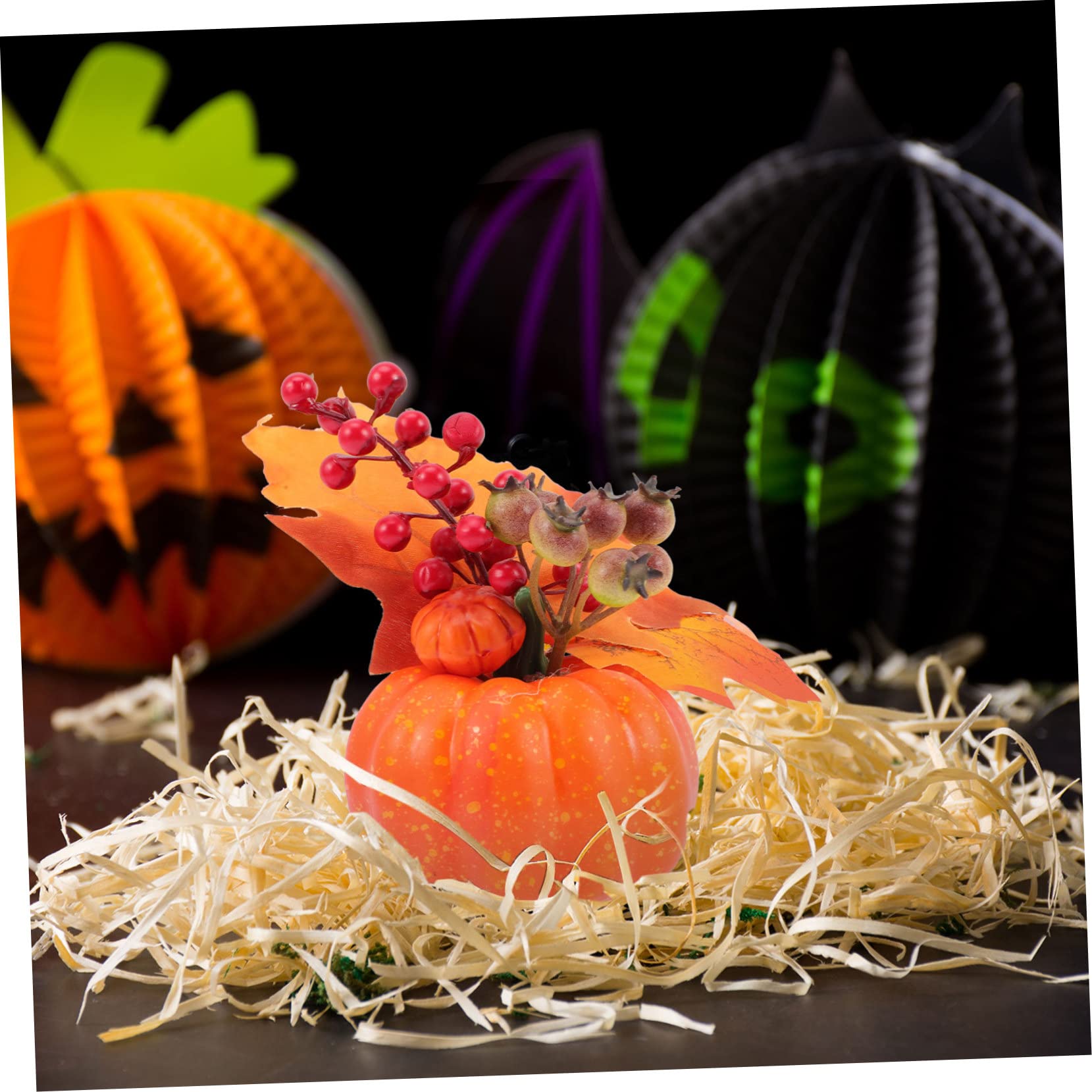 Alipis 5 Pezzi Di Zucca Artificiale Festa Del Ringraziamento Decorazione Artigianale Schiuma Di Zucca Finta Per La Decorazione Domestica Decorazioni Per La Casa Finta