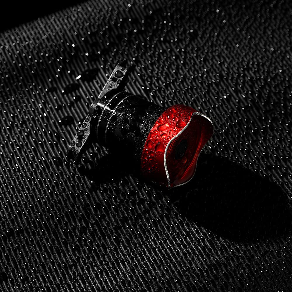 Luces traseras para Bicicleta, Luces traseras Inteligentes para Bicicleta de montaña, Luces con Sensor para Ciclismo Nocturno, Bicicletas de Carretera, Carga USB, Accesorios de Ci