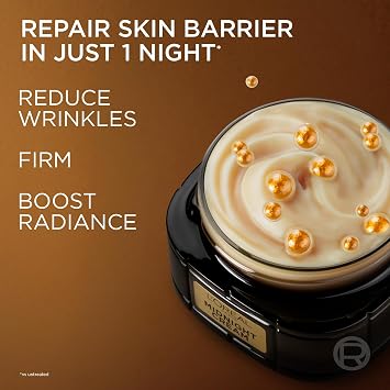 L'Oreal Paris Age Perfect Anti-Aging Midnight Cream 1.7 Oz + Serum Sample