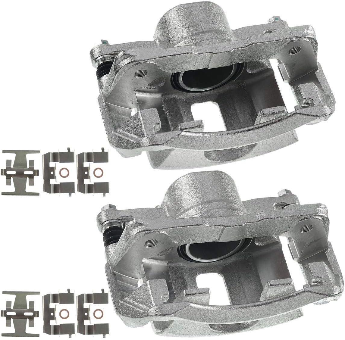 A-PremiumFront Disc Brake Caliper Assembly with Bracket Compatible with Select Isuzu, Acura and Honda Models - CL 1997-1999, Integra/CR-V 1997-2001, Accord 1991-1997, TL, Odyssey, Prelude, Oasis