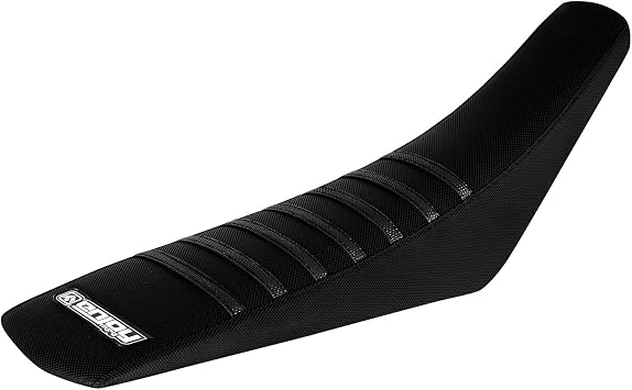 Enjoy Mfg Seat Cover - Compatible Fit for 2000-2007 Yamaha TTR 125 TTR125 - All Black/Black Ribs #121