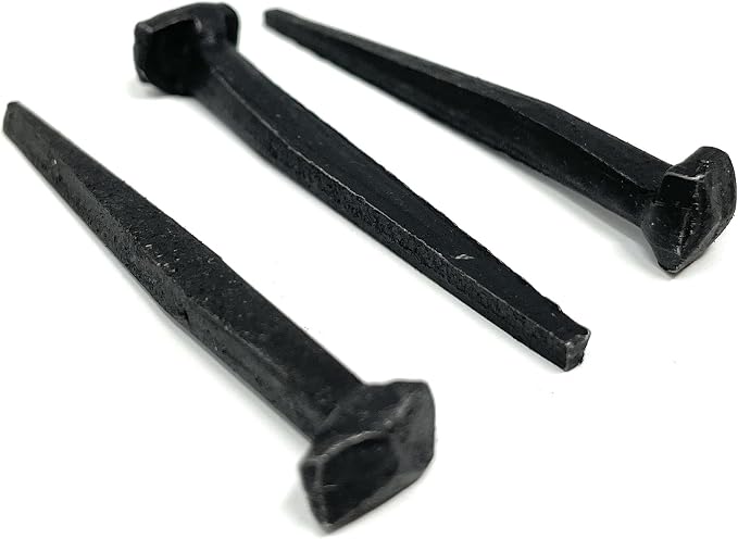 Clavos decorativos de cabeza forjada de 2 pulgadas, estilo antiguo con cabeza de rosa, paquete de 25 unidades miniatura 4