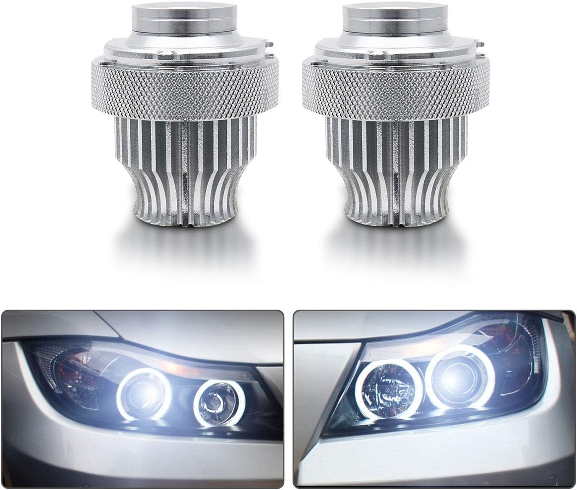 โ Angel Eyes Halo Ring Bulbs,Maso Led Day Time Lighting No Error For 5-Series E60 E61 LCI LED 20W,OEM 63127187952 Xenon White