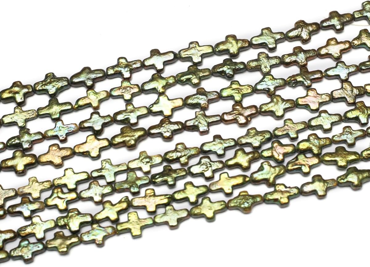 QSLLER Irregular Natural Freshwater Cultured Pearl Beads Baroque Pearl Beads for Jewelry Making Neckalce Craft DIY