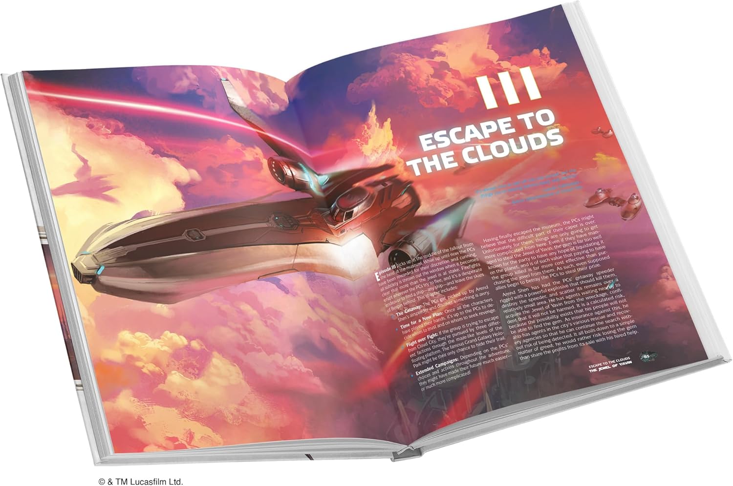 Asmodee Star Wars: Edge of The Empire Roleplaying Game The Jewel of Yavin Adventure Module - Heist Set in Bespin’s Cloud City, Detailed Locations & Campaign Tools, RPG for Ages 14+, 3-5 Players