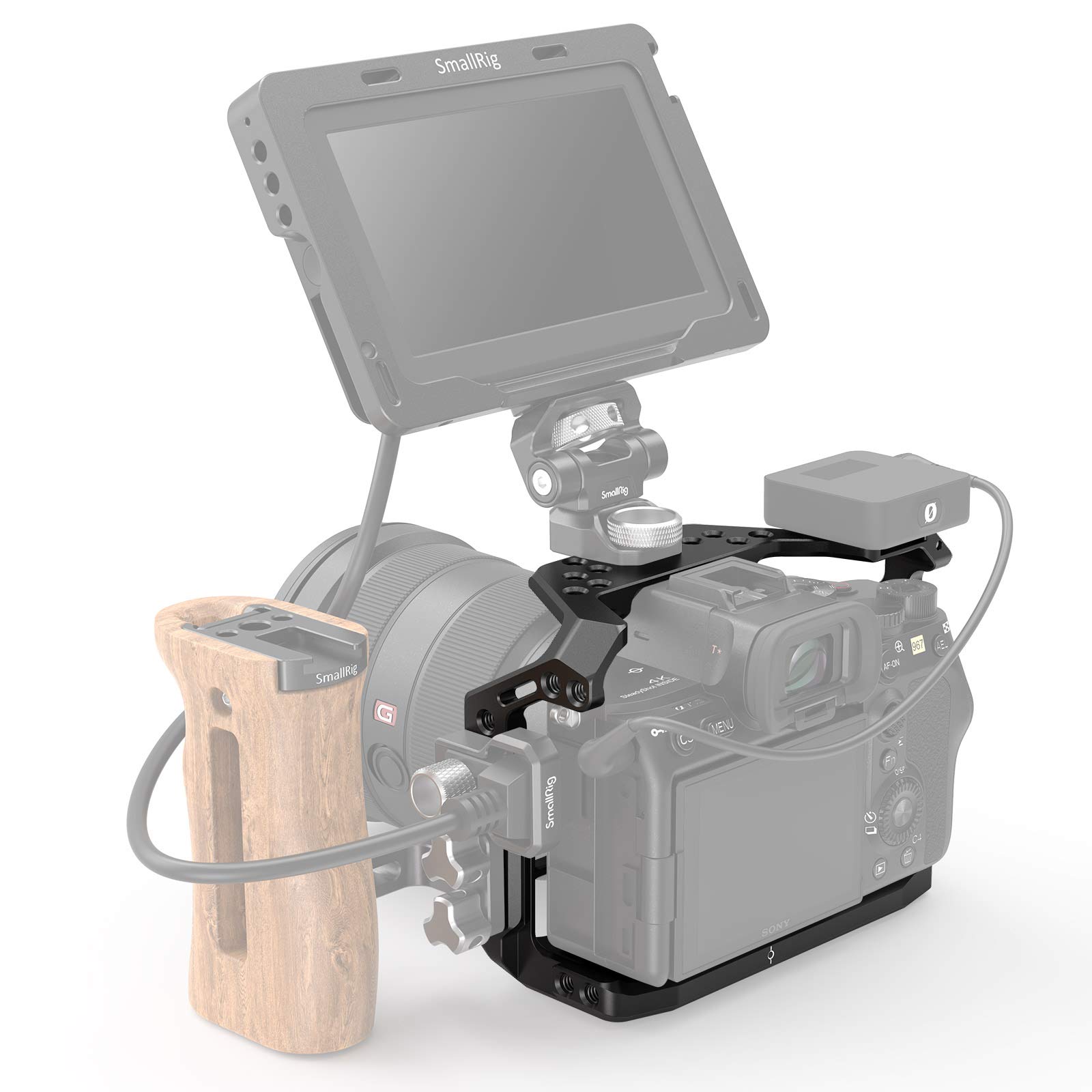 SMALLRIG A7SIII Cage Käfig für Sony A7S III Kamera mit Cold Shoe Schuh und Positionierungslöchern - 2999