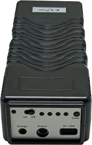 Batería recargable de alta capacidad de 12 V y 5 V (150 Wh, o 40500 mAh) con función Mini UPS de 12 V - BiXPower iP150-12V