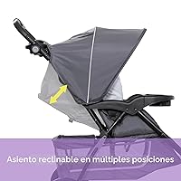 Vista 2 de Baby Trend Cochecito y Asiento Infantil para Auto EZ-Lift, Sistema de Viaje EZ Ride, Gris Dash