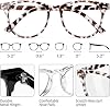 Lentes de luz azul Gaoye para mujer, paquete de 3 | Estilo semi redondo, lentes para computadora listas para pantalla con recubrimiento de protección UV 7