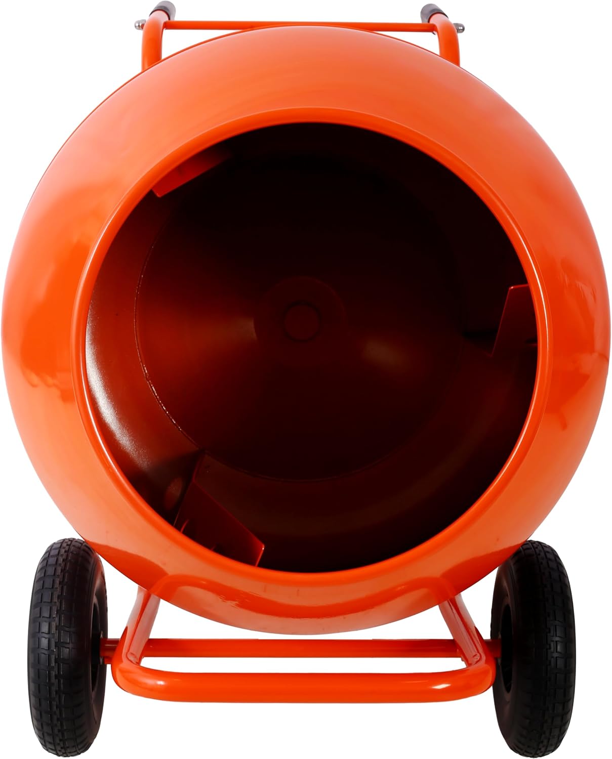 8 CUFT Concrete Mixer,Power Concrete Mixers,Mud Motor,Horizontal Portable Cement Mixer,for Cement Mortar Seeds Stucco