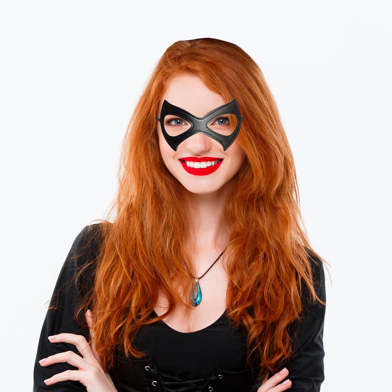 CYMYGS Cat Mask Masquerade for Women, Halloween Mask Black Cat Accessories Classic and Stylish Design for Costume Parties, Cosplay, Masquerades, Cosplay & Halloween
