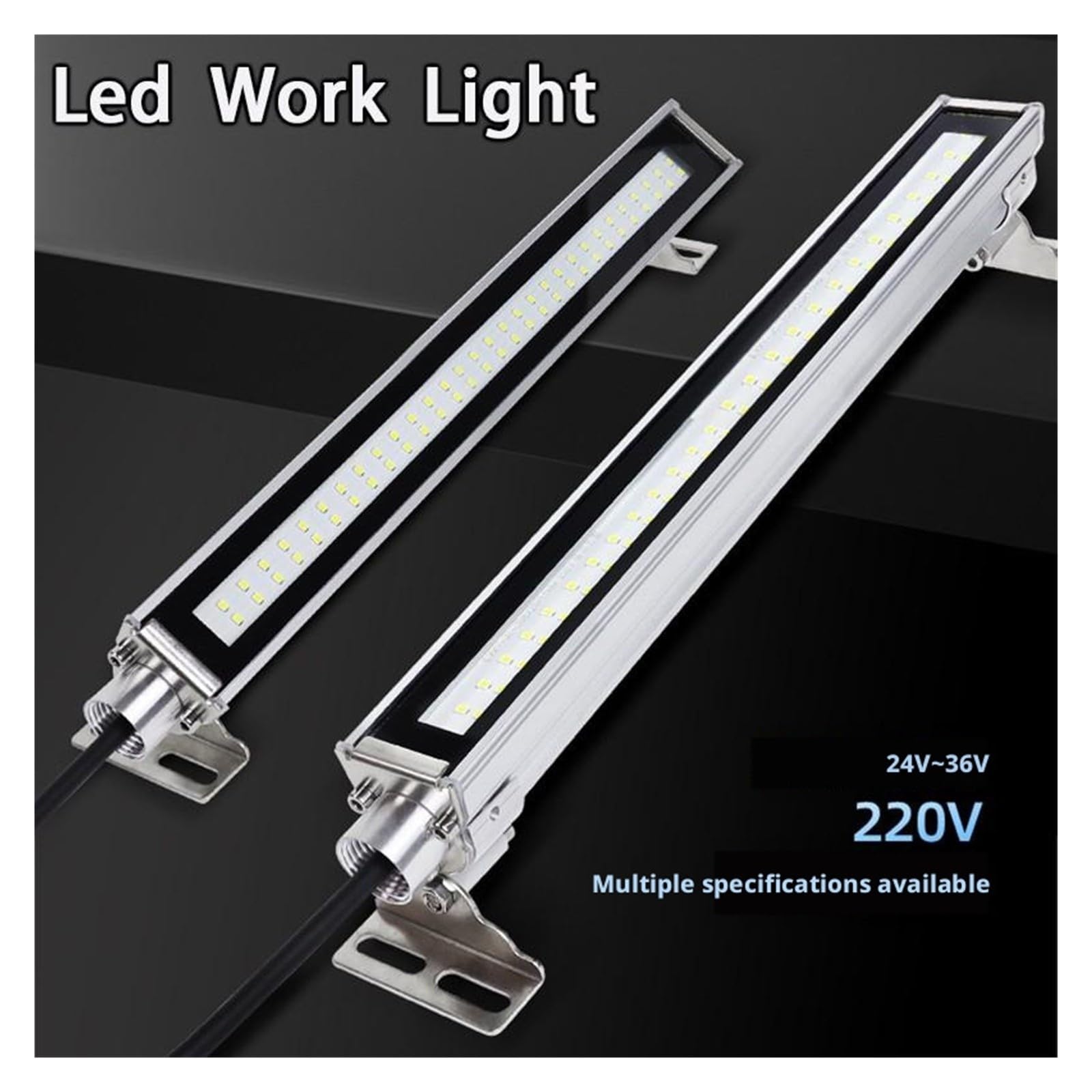 Lampada Da Lavoro for Macchine Utensili A LED CA CC Da 22-69Cm Impermeabile