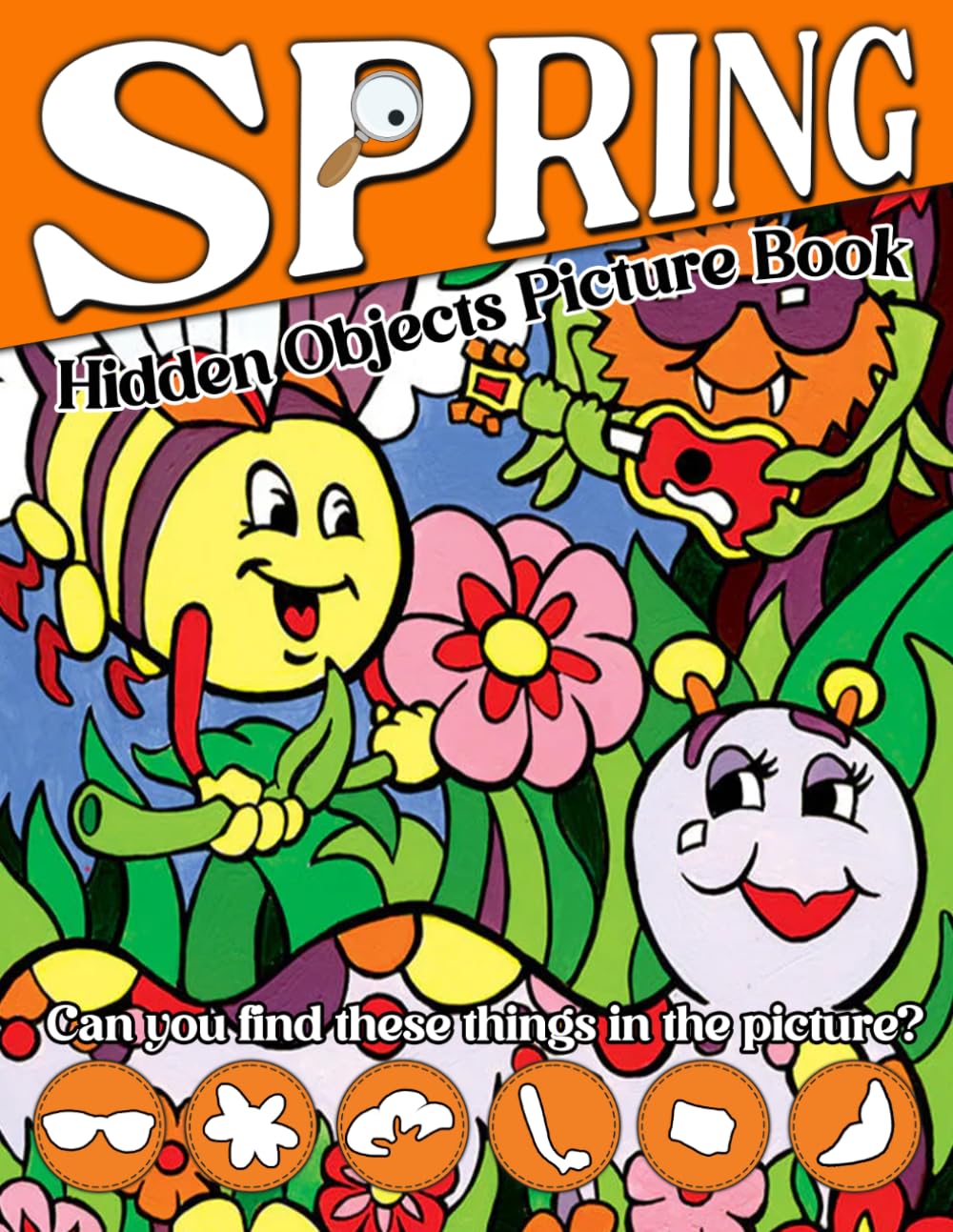 Spring Hidden Objects Picture Book: Seasonal Challenge Activities Featuring Seek & Find The Objects For All Ages, Boys, Girls, Men & Women To Relax And Relieve Stress