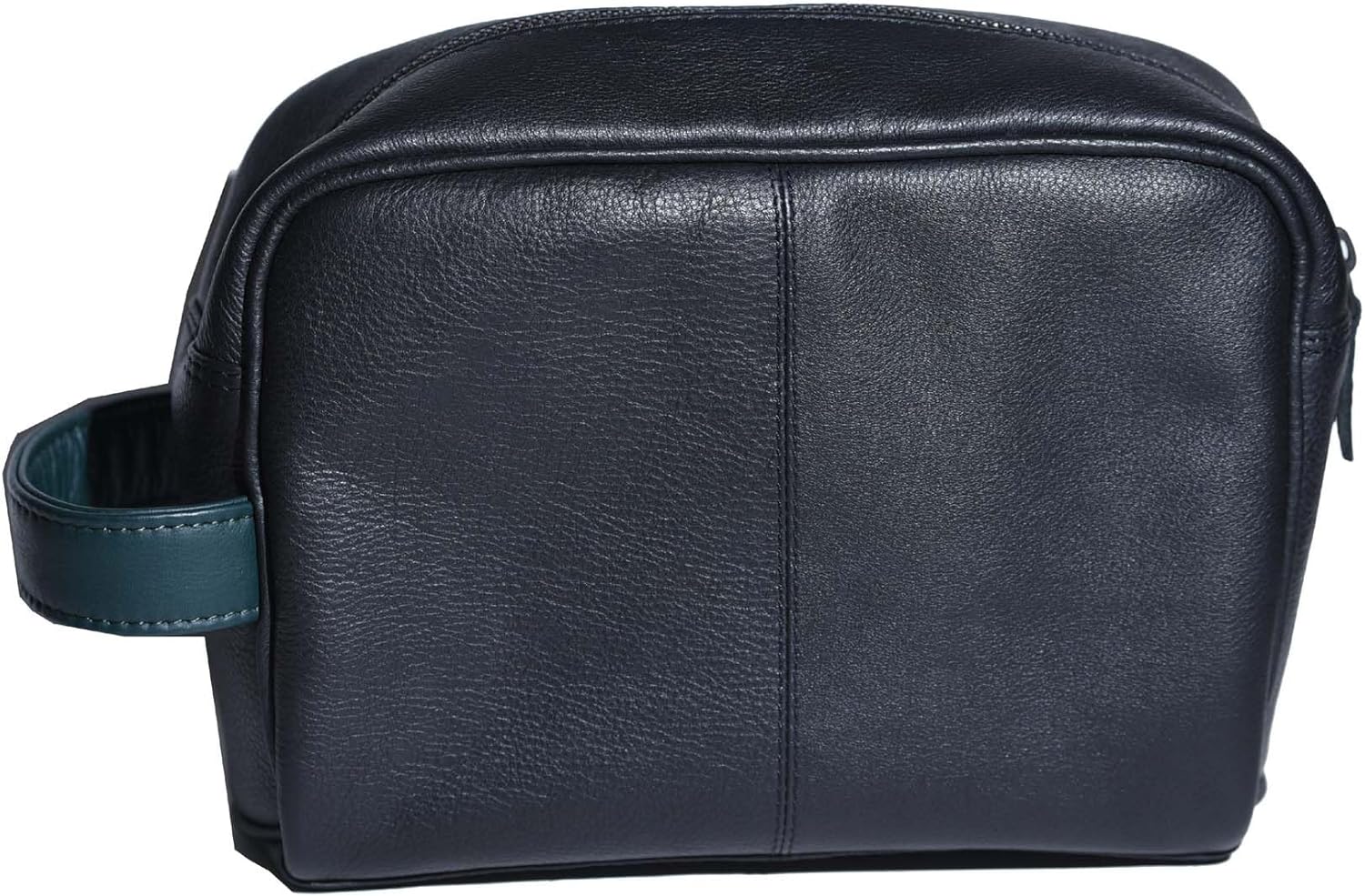 Leatherboss Premium Leather Dopp Kit | Shaving Bag | Travel Toiletry Organizer for men, Black