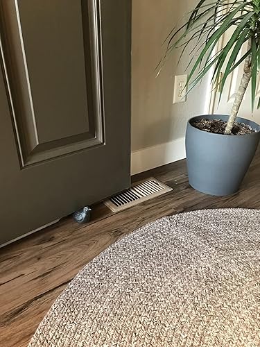 Miniatura 5 de Sumnacon - Tope de puerta de hierro fundido para pájaros, resistente y rústico, evita perforar agujeros, cuña de puerta de metal vintage en todas