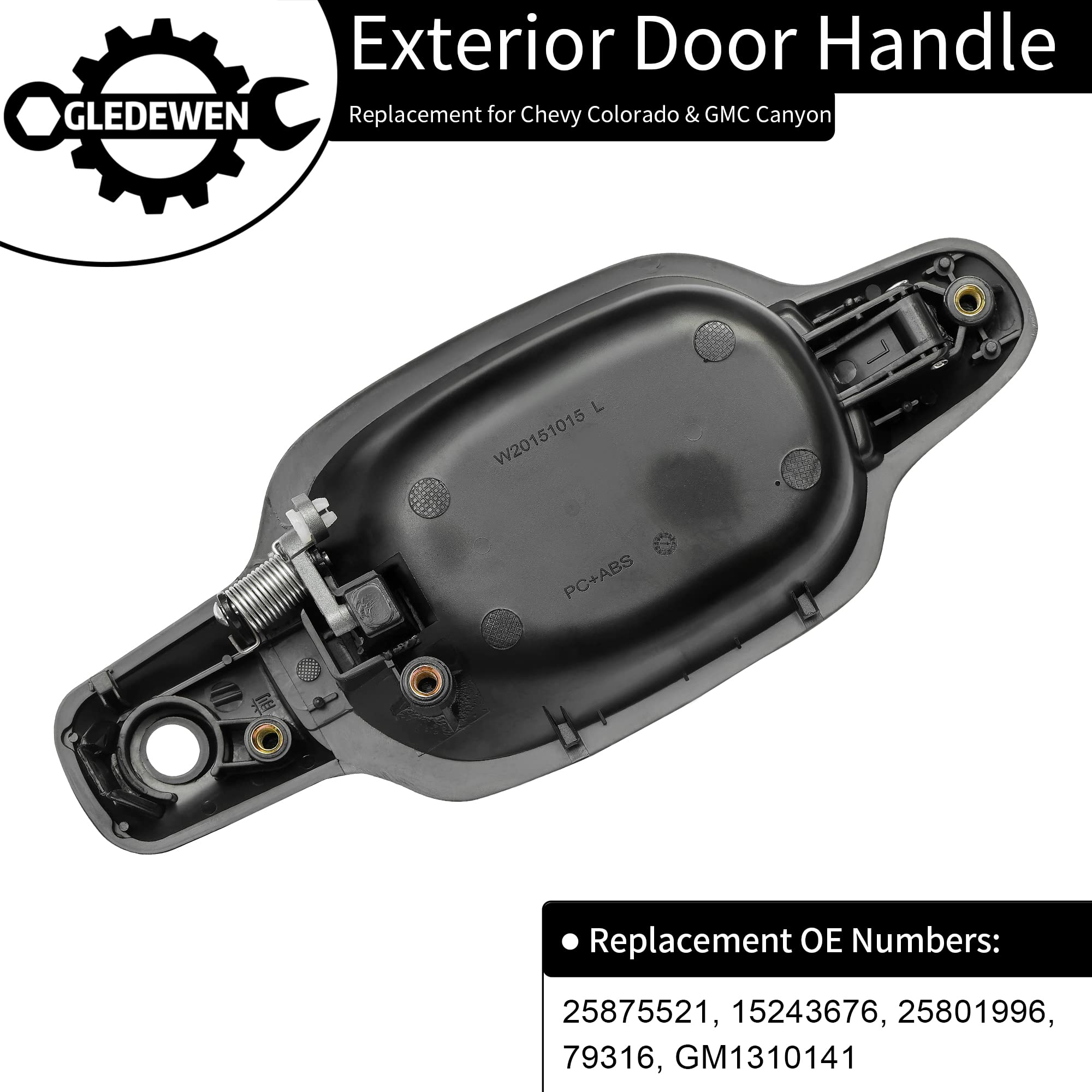 Amazon.com: Front Left Exterior Door Handle, Compatible with 2004