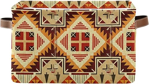 Miniatura 53 de Cesta de almacenamiento de vacas de las tierras altas con asas, cestas de almacenamiento plegables para estantes, sala de estar, decoración