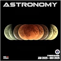 Vista 35 de RED EMBER Astronomy 2026 Wall Calendar 12 Month 12" x 24" Open Thick & Sturdy Paper Giftable Calendar 2026