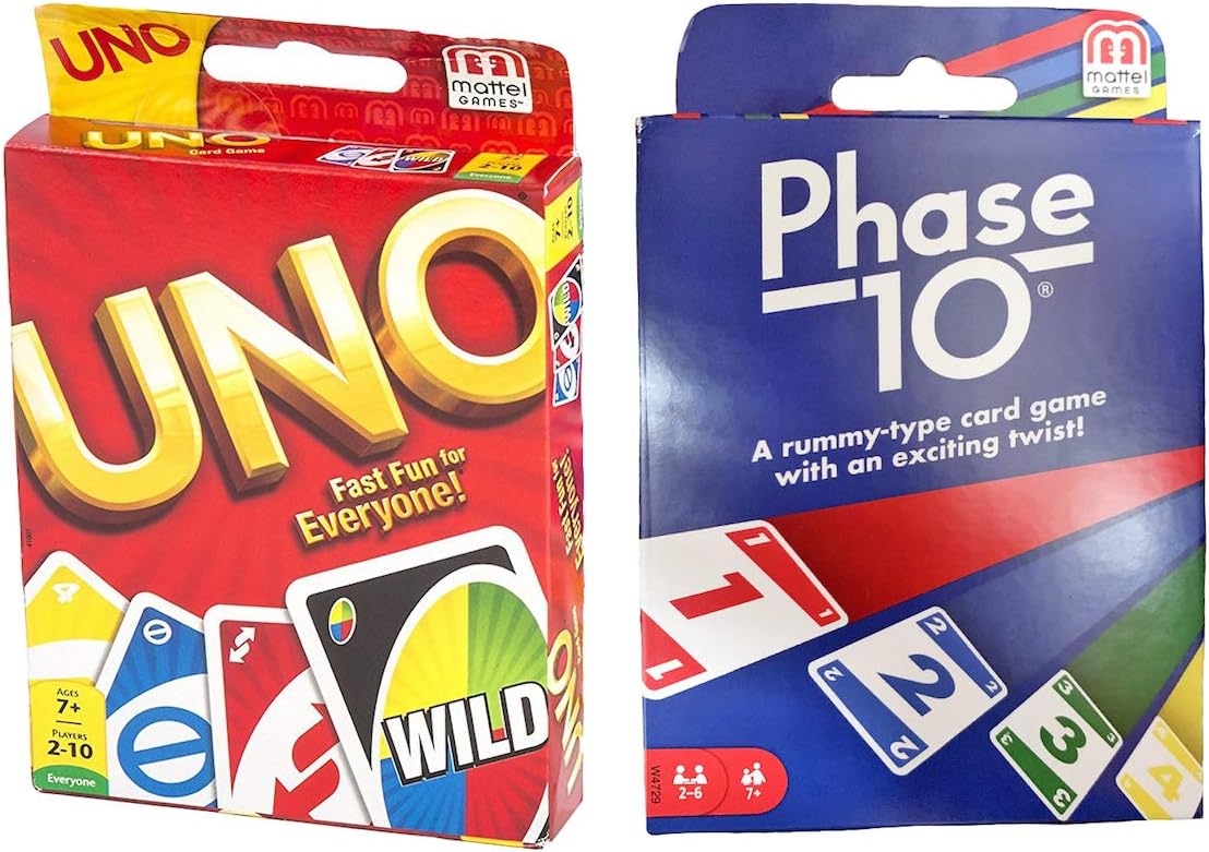 Fase 10 Juego de cartas con UNO Juego de cartas