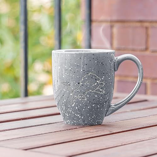 Miniatura 389 de Rico Industries, NFL Football - Taza de café de 16 oz de cerámica moteada, grabada con láser y de color de los equipos de fútbol americano de la NFL